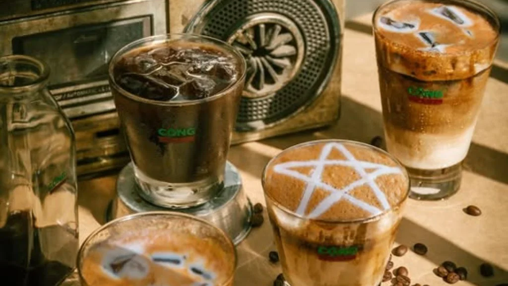 Coconut Coffee is the best seller of Cong Ca Phe