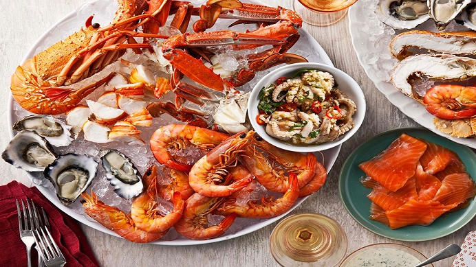 Seafood at Ha Long Bay