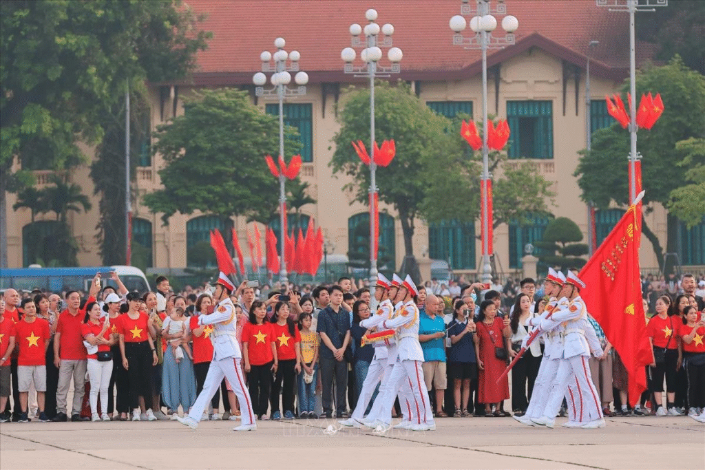 The Flag-Raising Ceremony